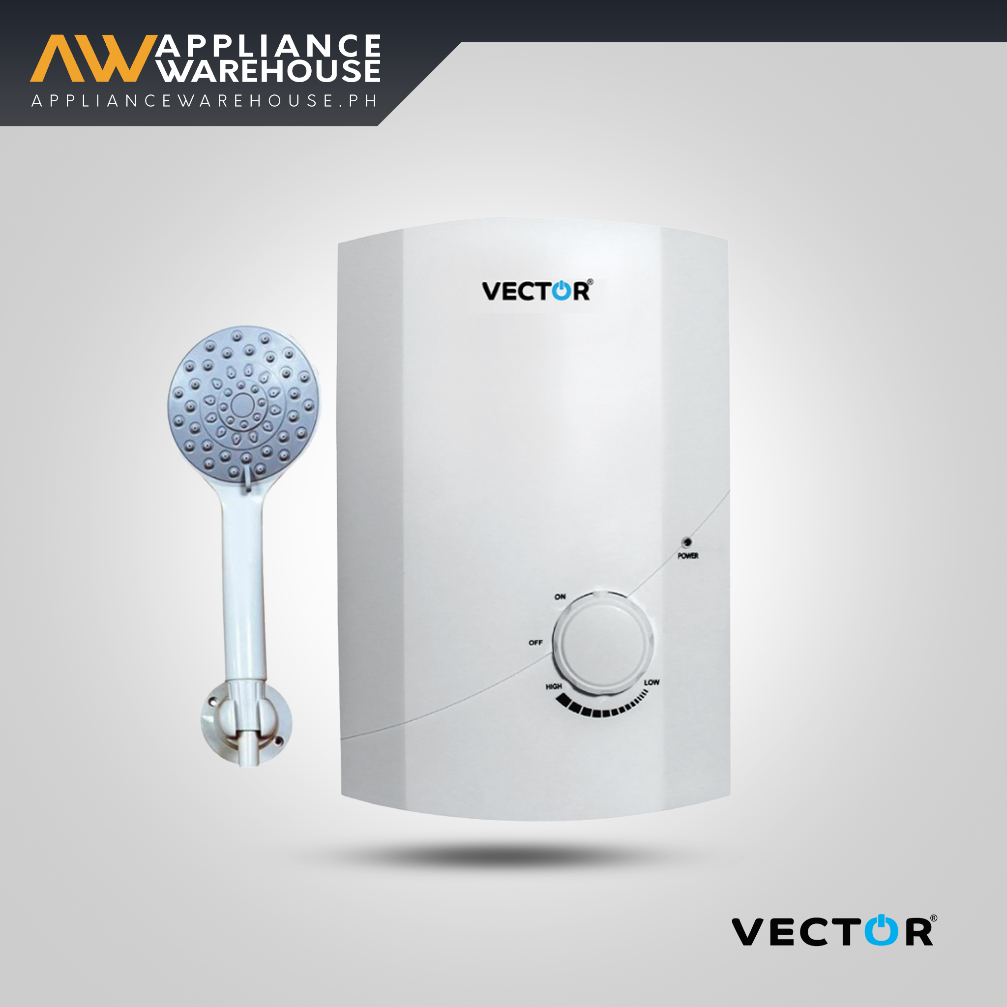 Vector VMSP-35CU 3.5 Kw Singlepoint Instant Electric Water Heater (Please ask the seller before buying the unit)