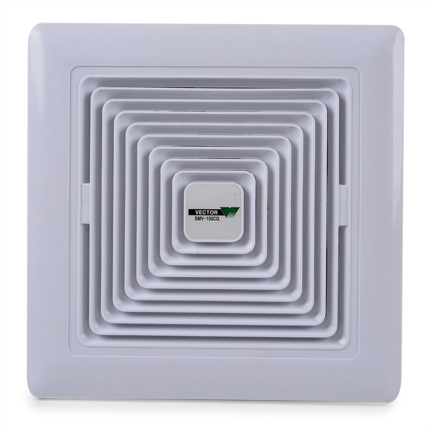 Vector SMV-150CG 6" Ceiling Exhaust Duct Fan (White) (2)