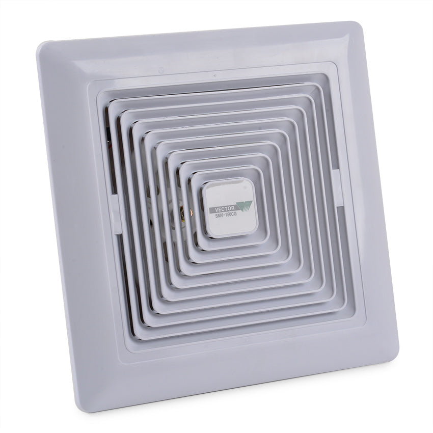 Vector SMV-150CG 6" Ceiling Exhaust Duct Fan (White) (3)